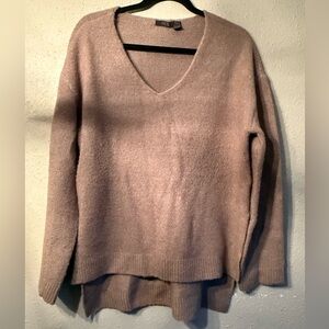 RDI Taupe V-Neck Sweater for Women